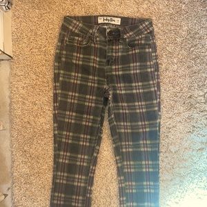 Indigo Rein Size 1 Plaid Pants